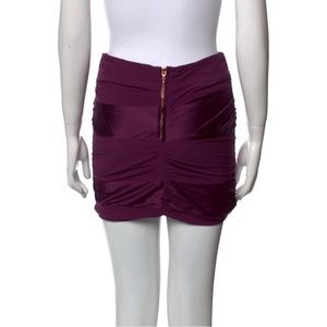 Alice + Olivia Silk Mini Skirt